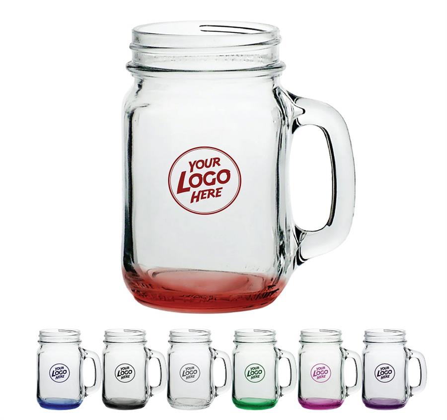 Mason Jars with Handles - 16 oz