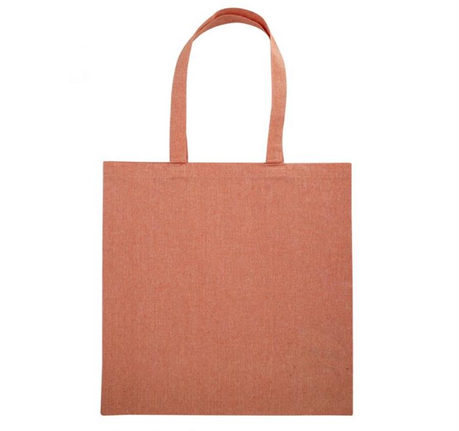 Recycled Canvas Tote Bags - Heather Peach