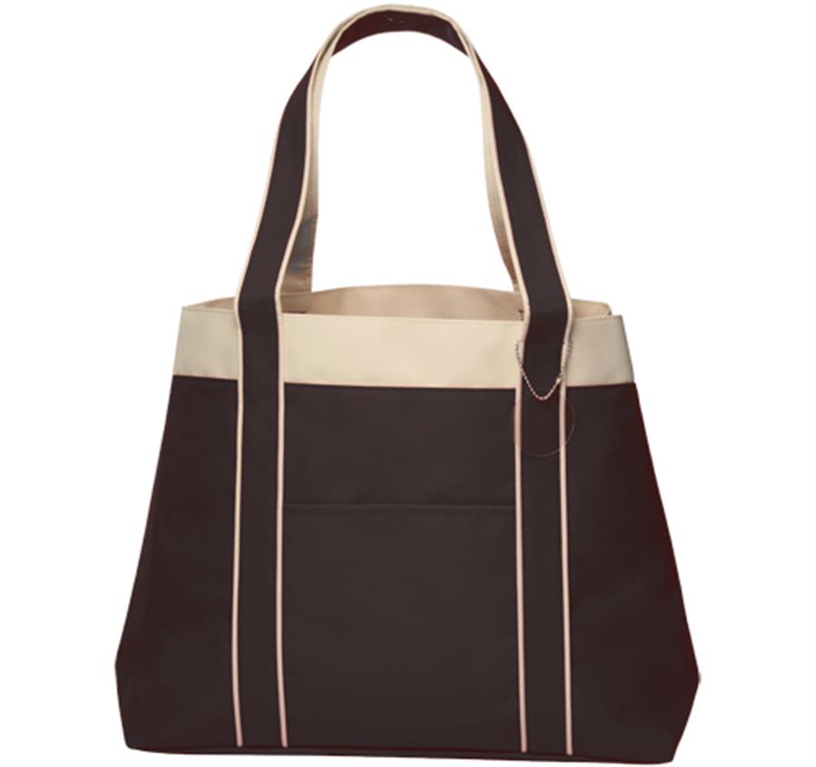 Donna Polyester Tote Bags - Black