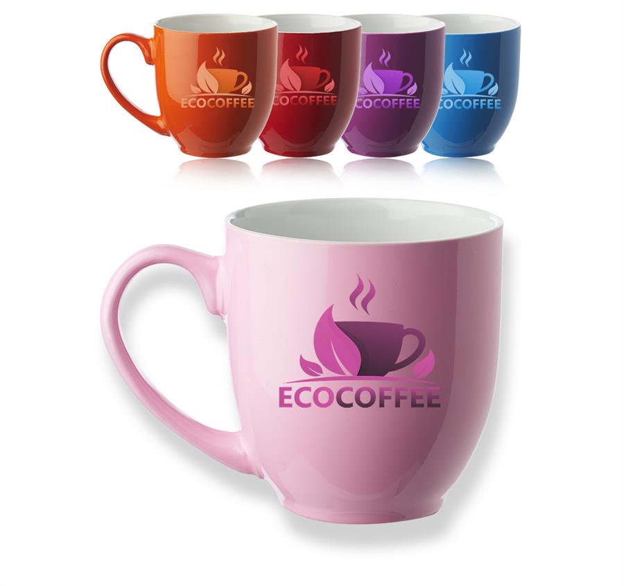 Fluorescent Bistro Personalized Mugs 16 oz.