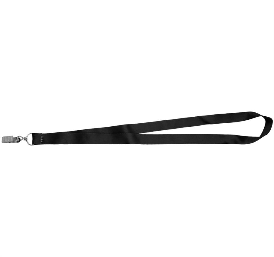 USA Made Dye Sublimation Lanyards - Black