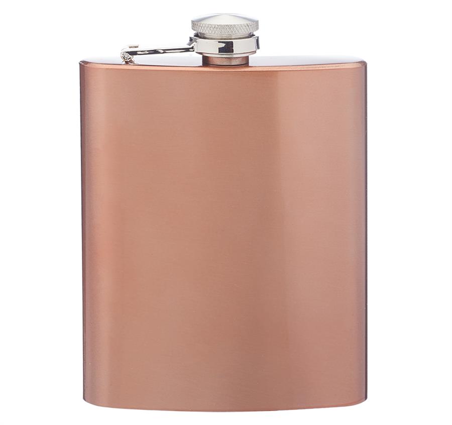 Copper Coated Gran Torino Hip Flasks - Copper