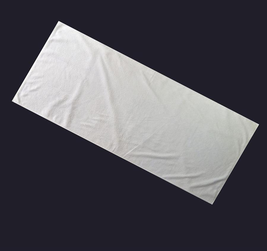 28 x 58 Silk Touch Sublimated Beach Towel - White