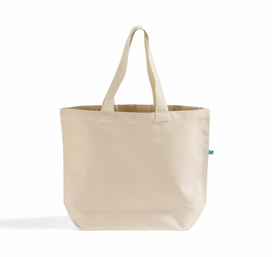 Large Recycled Canvas Trendy Tote