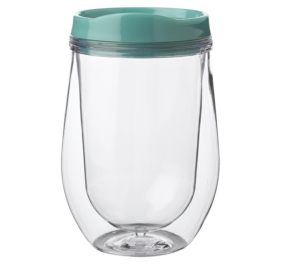Acrylic Tumblers with Lid 15 oz. - Teal