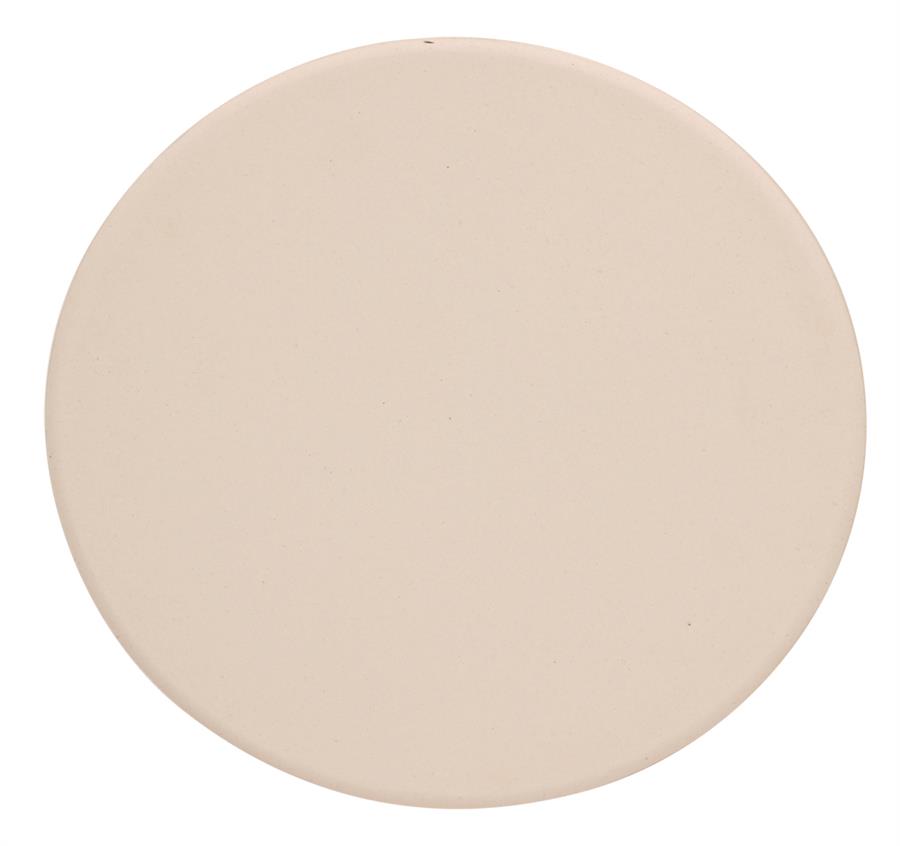 4 in. Round Personalized Ceramic Coasters - Natural