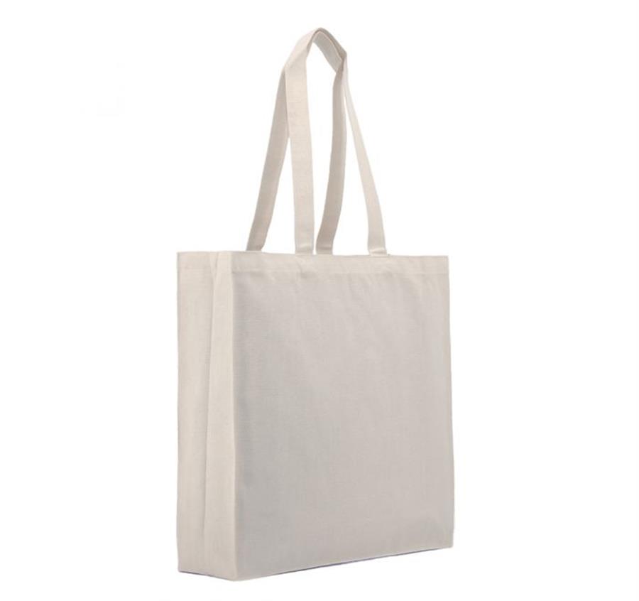 Midweight Recycled Canvas Tote Bag - Natural