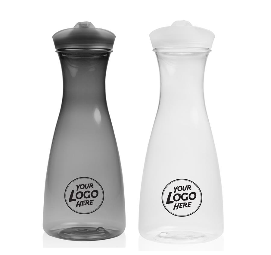 Clear Plastic Carafes with Lid 34 oz.
