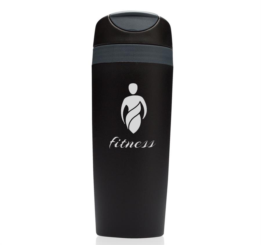 Snap Seal Tumbler Travel Mugs 16 oz. - Black