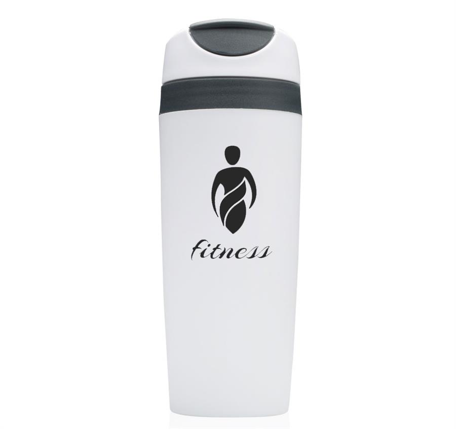 Snap Seal Tumbler Travel Mugs 16 oz. - White