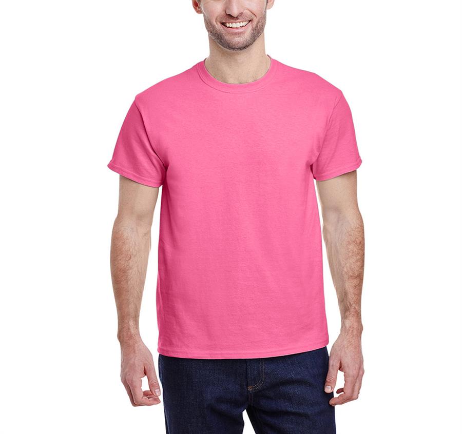Gildan Unisex Heavy Cotton T-shirt - 5.3 oz - Azalea