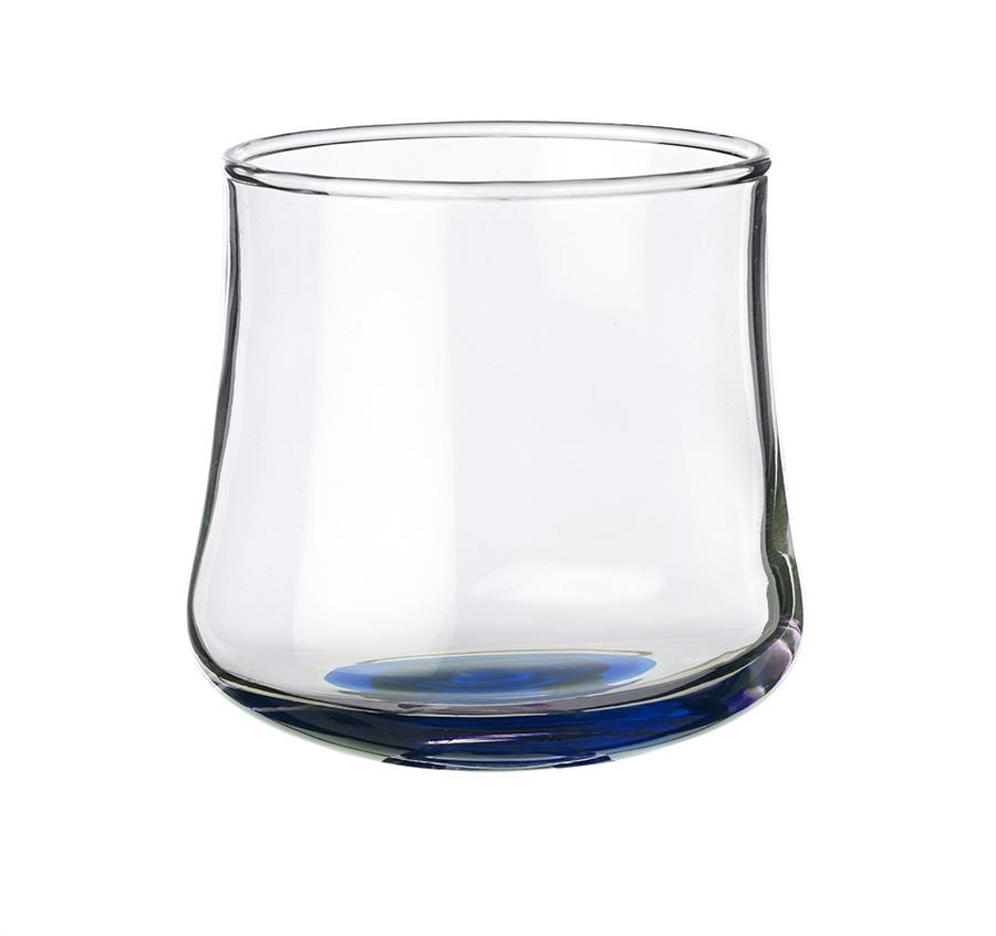 Rose Bud Stemless Glasses - Blue
