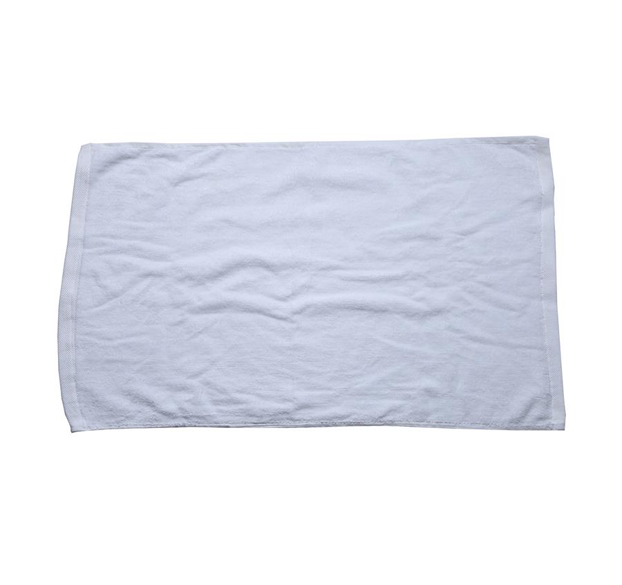 3.5 lbs/dzn Deluxed Hemmed Hand/Golf Towel - White