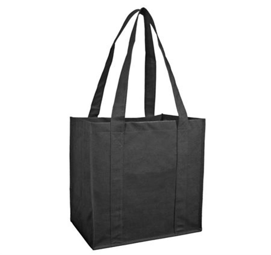 Reusable Shopping Tote Bag - Black
