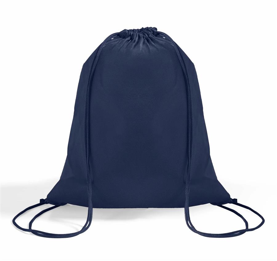 Non Woven Drawstring Backpack - Navy