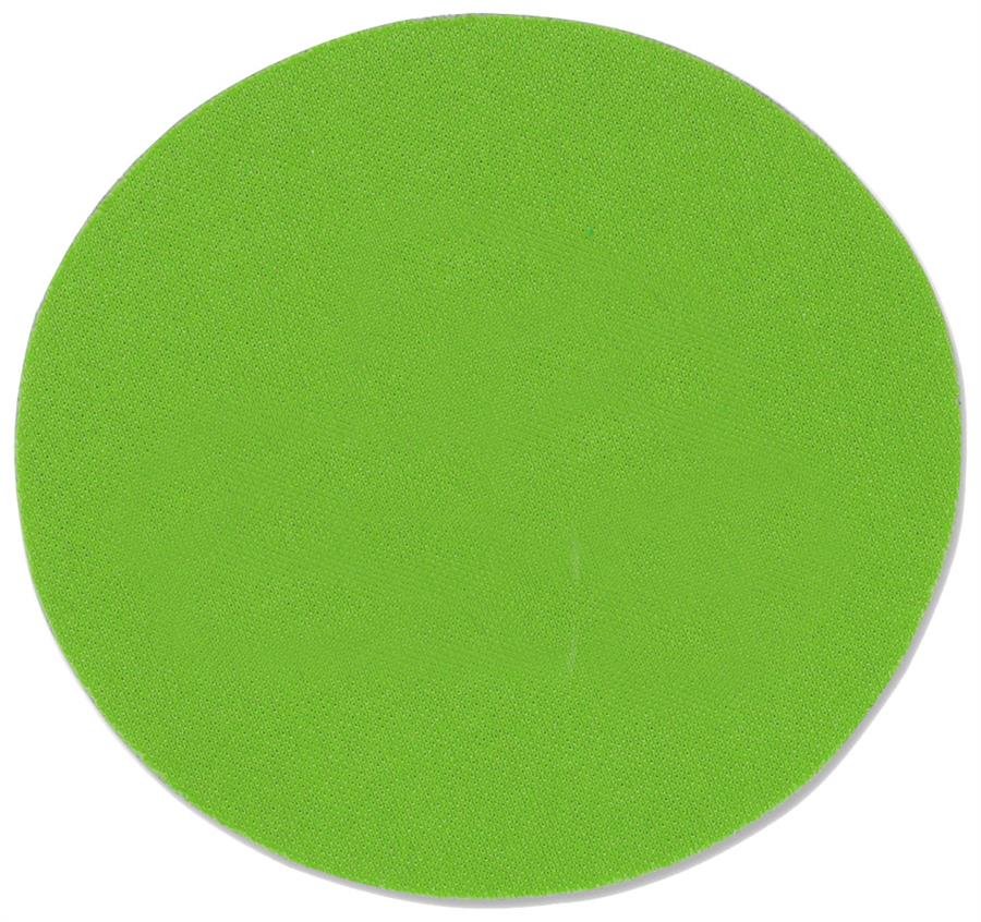 4 inch Round Foam Bud Coasters - Lime Green