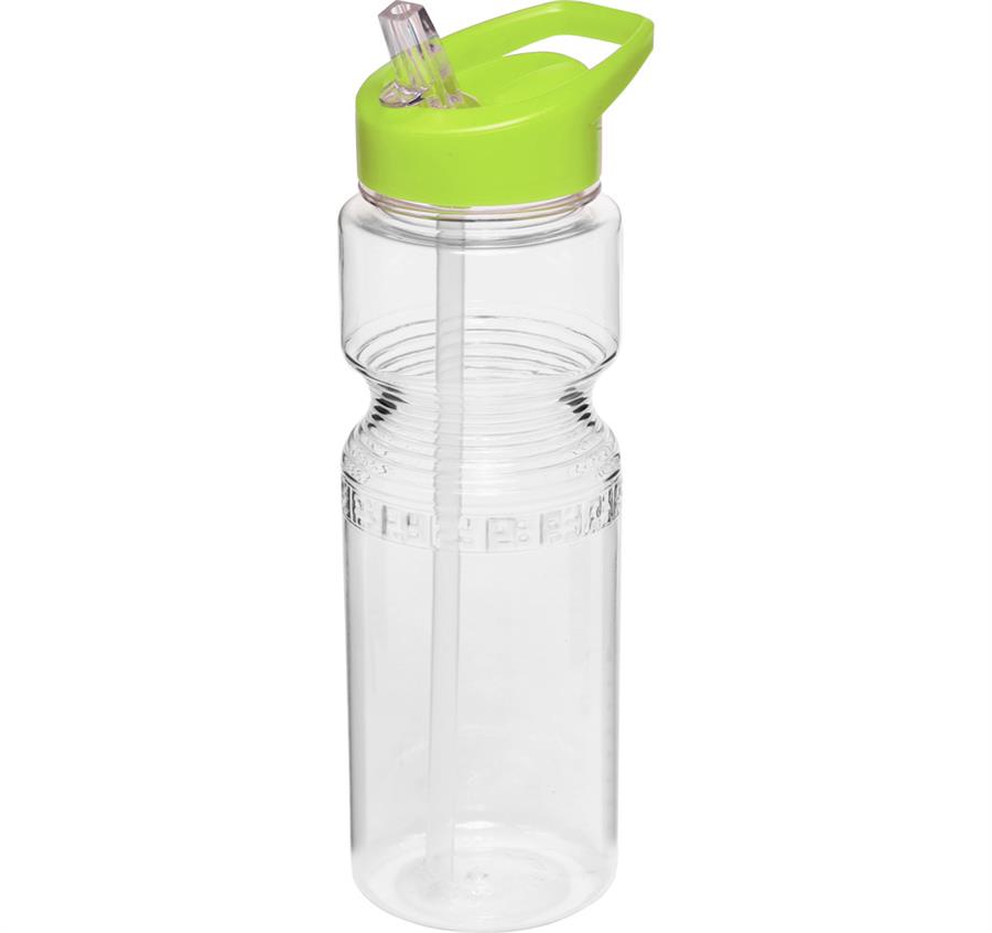 Sports Bottles with Straw 28 oz. - Lime Green