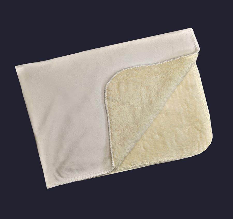 Micro-Mink Sherpa Blanket - White