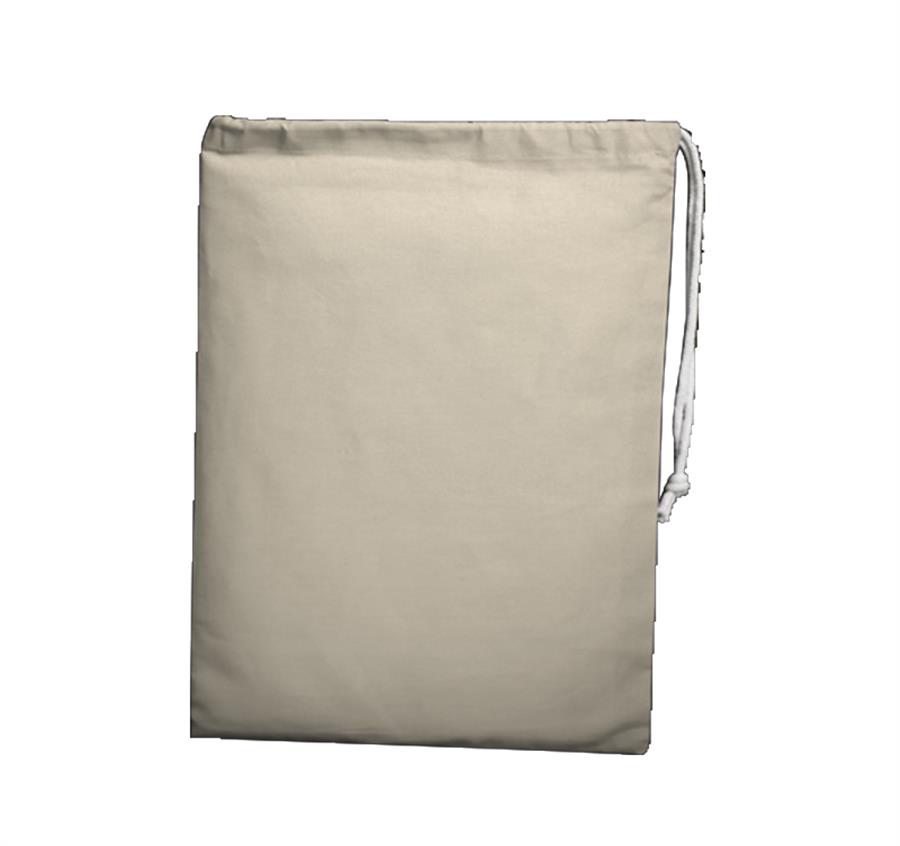 Sheeting file drawstring bag - Natural