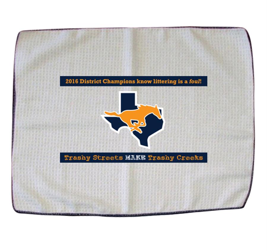 15" x 18" Sports Waffle Towel