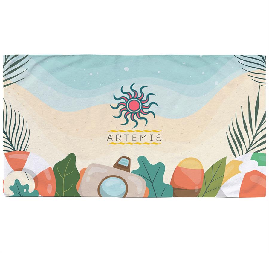 Dye Sublimated Large Beach Towel