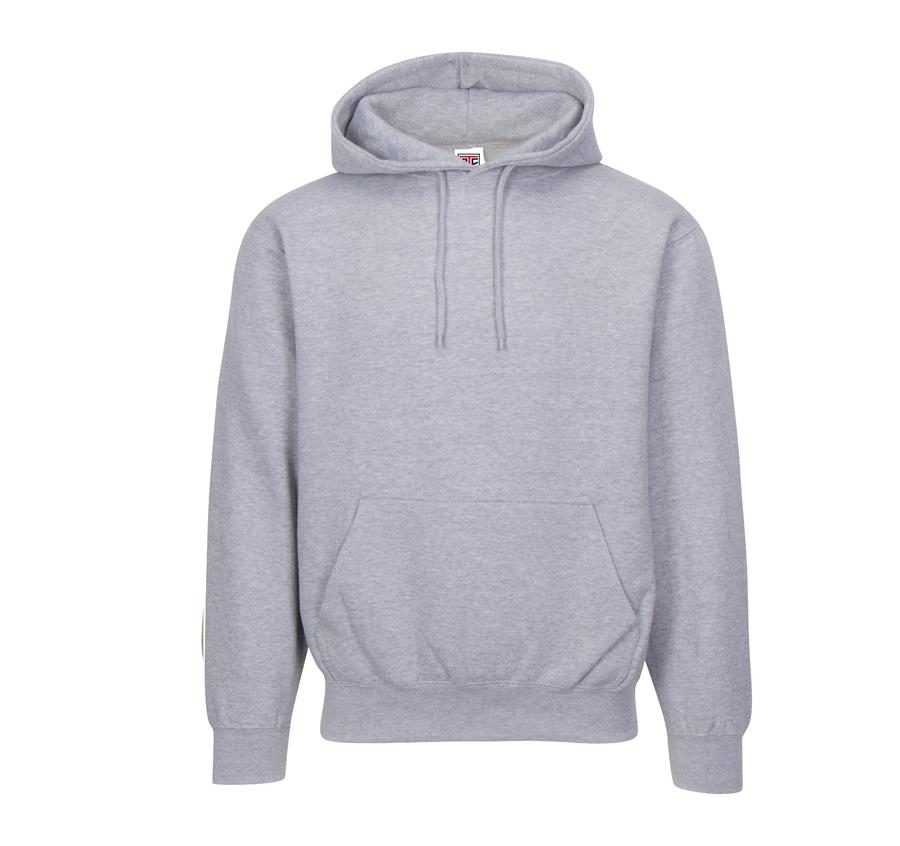 Midweight Pullover Hoodies - 8.8 oz - Heather Grey