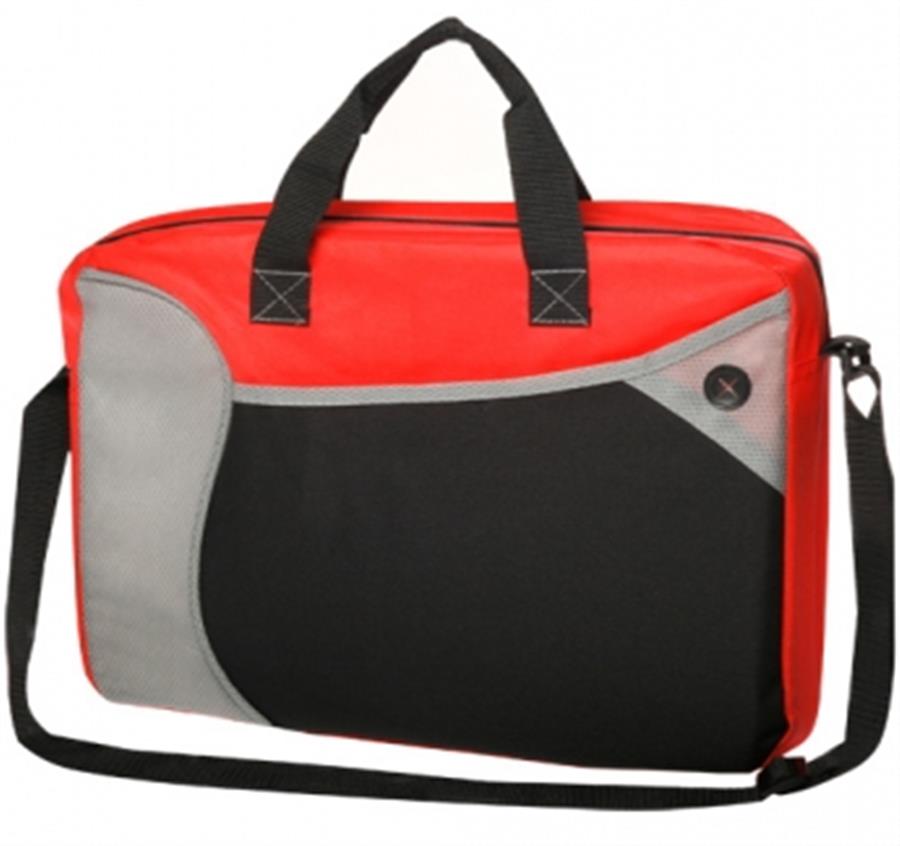 Briefcase Messenger Bag - Red