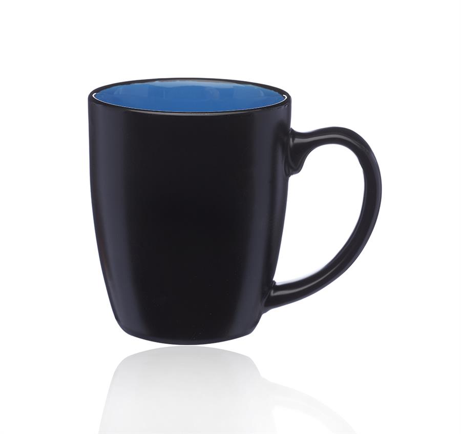 Java Two Tone Coffee Mugs 12 oz. - Blue