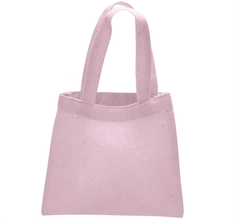Mini Tote Bag - Cotton - Light Pink
