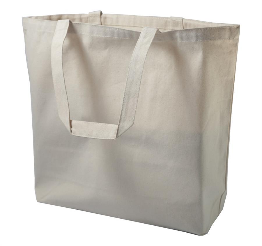 Jumbo Canvas Tote with Canvas Handles
