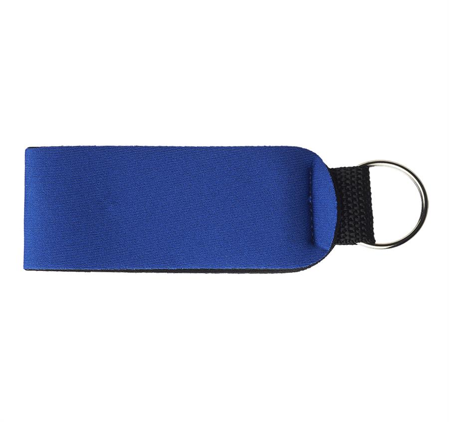 Neoprene Strap Keychain - Blue