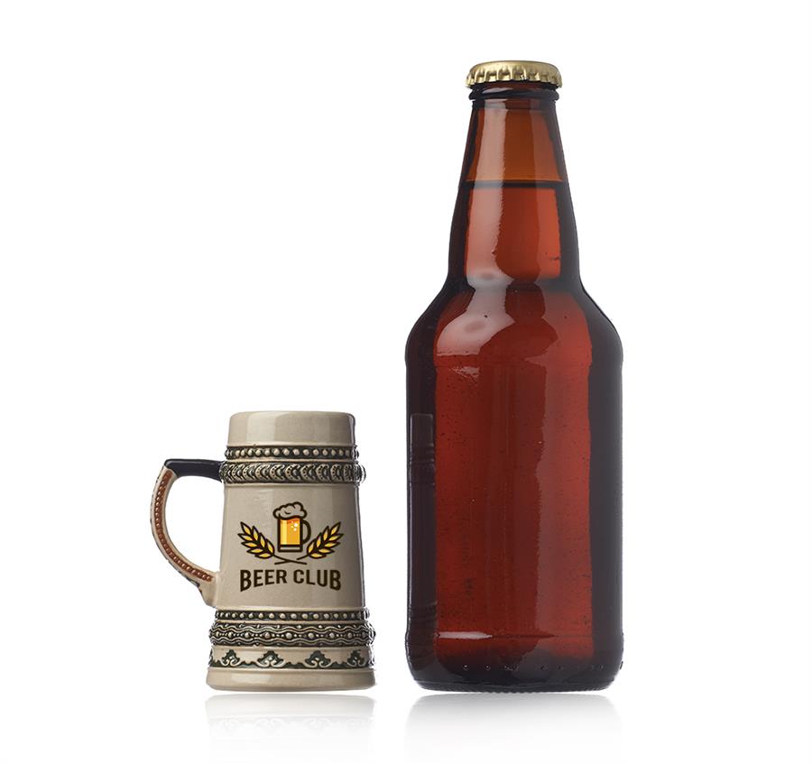 Bremen Mini Ceramic Beer Mug Shooters 2 oz.