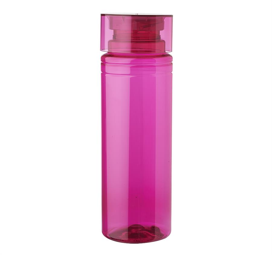 Cylindrical Plastic Water Bottles - 30 oz - Pink