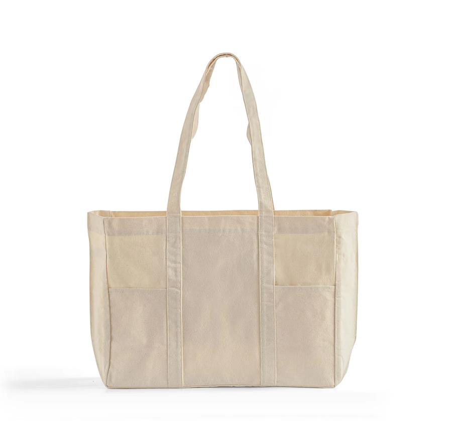 Organic Utility Canvas Tote - Natural