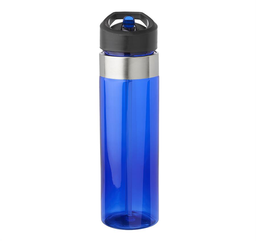 Plastic Water Bottles - 24 oz - Blue