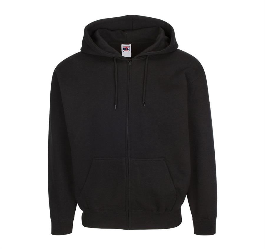 Premium Full Zip Hoodies - 7.8 oz - Black