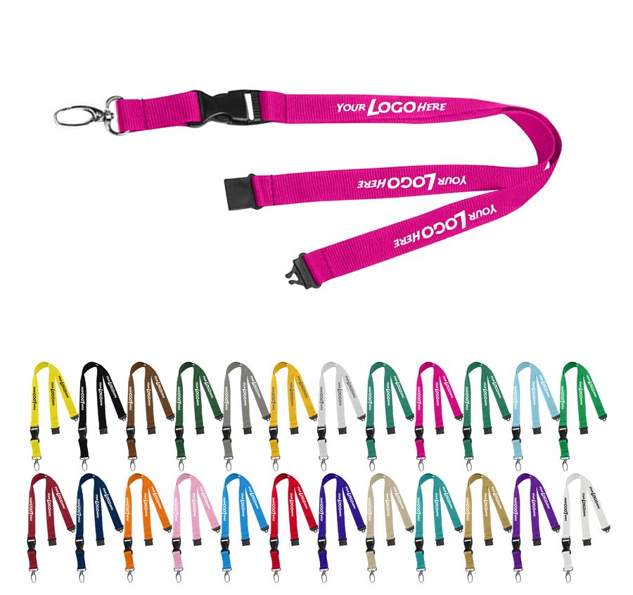 Lanyard with Buckle Release and Safety