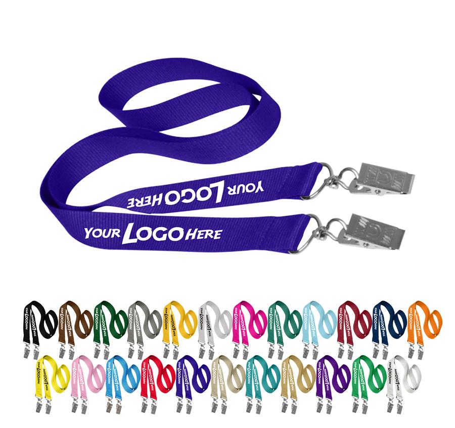 Double Ended Polyester Lanyard