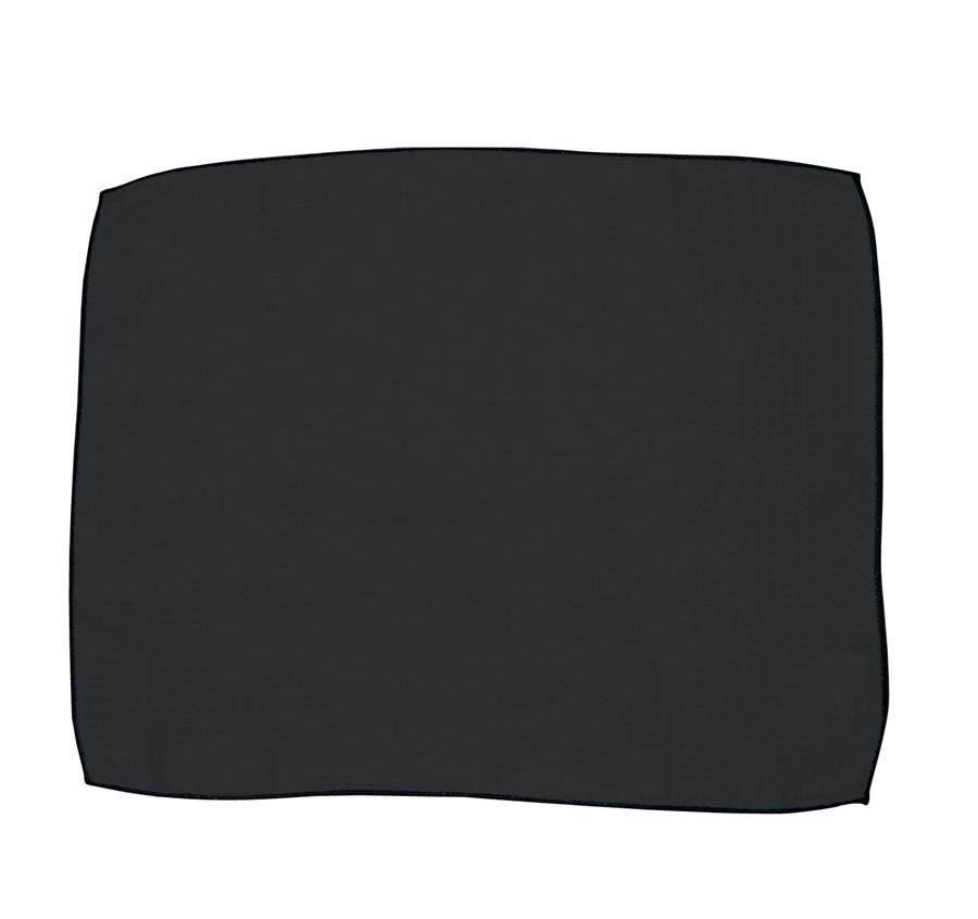 15" x 18" Sports Waffle Towel - Black