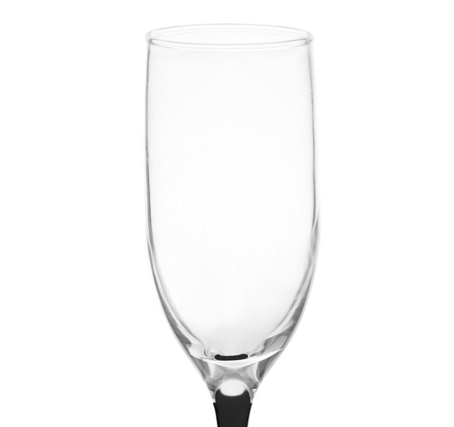 Champagne Flutes - 6.25 oz - Black