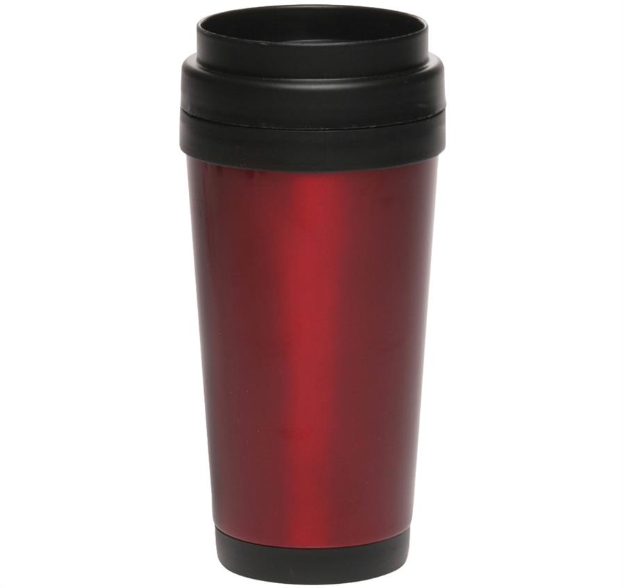 Stainless Steel Insulated Travel Mugs - Red