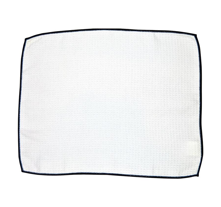 15" x 18" Sports Waffle Towel - White