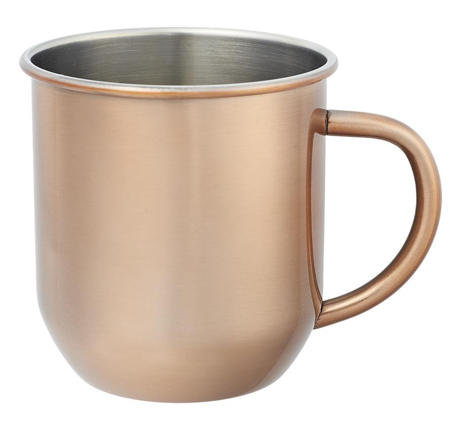 Stainless Steel Copper Coated Moscow Mule Mugs 16 oz - COPPER