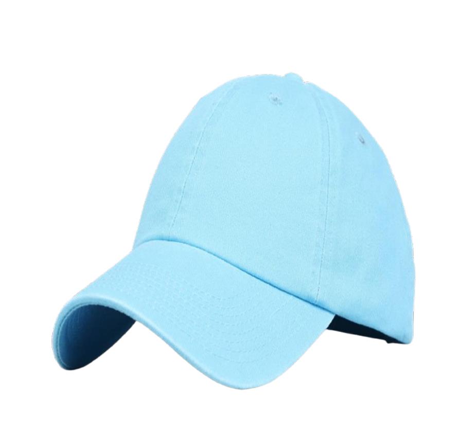 Garment Washed Cotton Hat - Turquoise