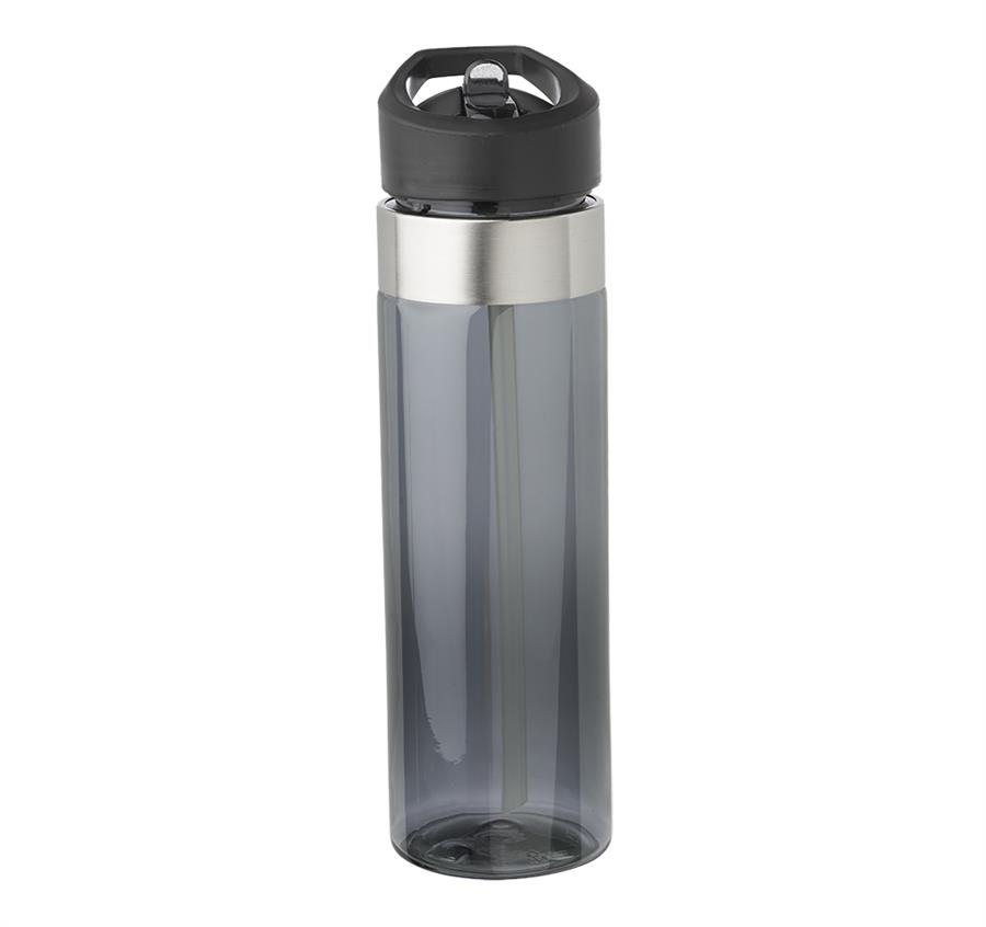Plastic Water Bottles - 24 oz - Charcoal