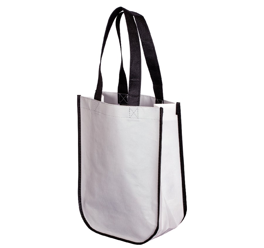 Laminated Gift Tote - Grey