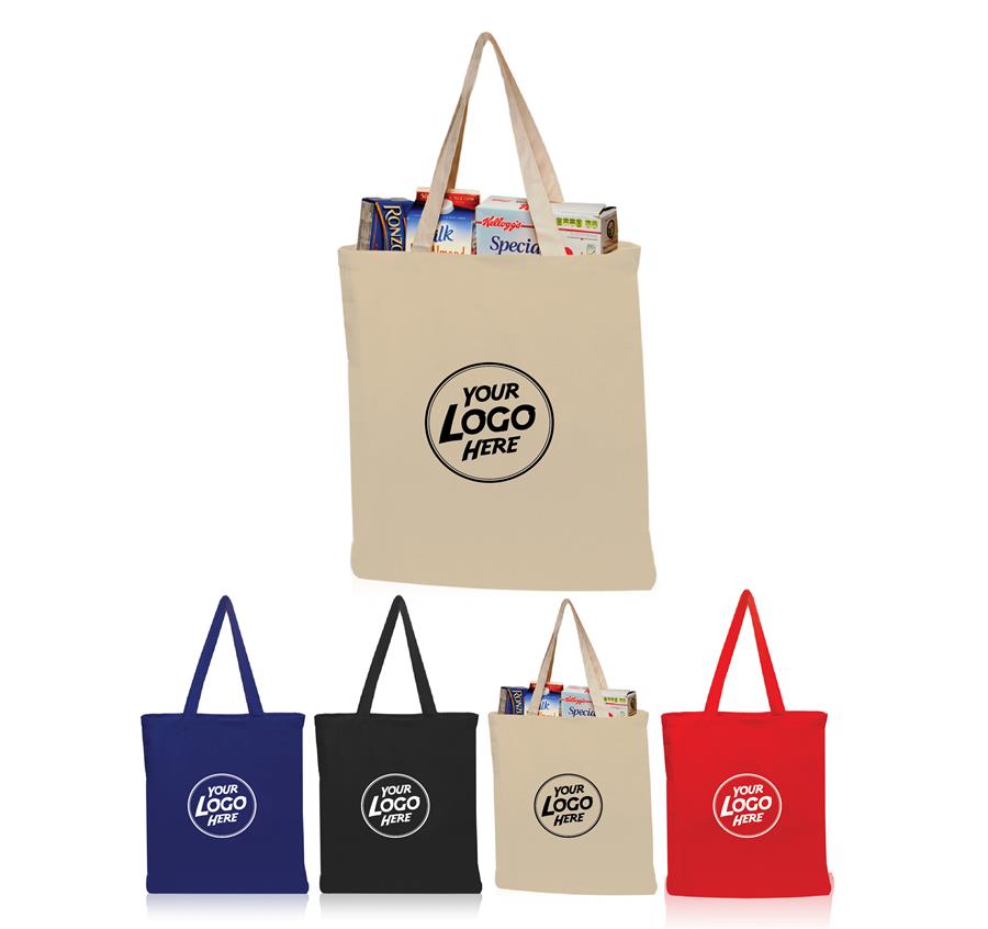 Cotton Canvas Tote Bag - 4oz