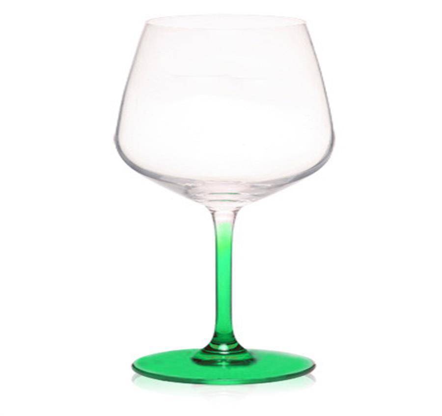 Lead Free Wine Glasses - Green