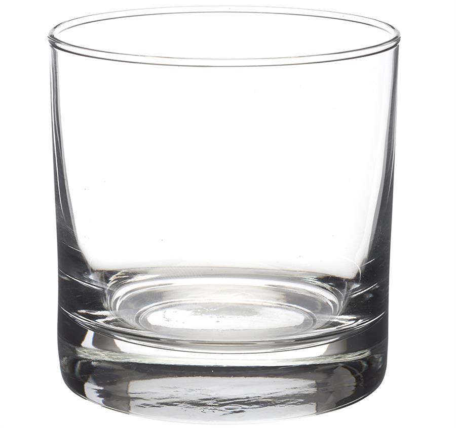 Heavy Base Whiskey Glasses - 9.5 oz - Clear