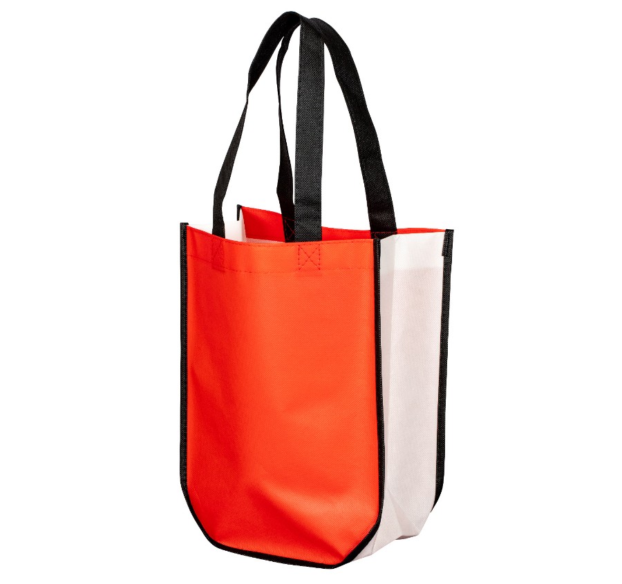 Laminated Gift Tote - Red